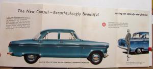 1956 Ford Consul English Sales Brochure Original