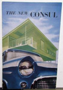 1956 Ford Consul English Specs Sales Brochure Original