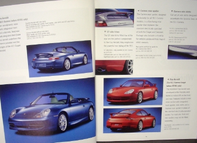 2003 Porsche Tequipment Accessories Dealer Sales Brochure Catalog 911