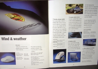 2003 Porsche Tequipment Accessories Dealer Sales Brochure Catalog 911