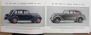 1935 Ford V8 English Sales Brochure Original