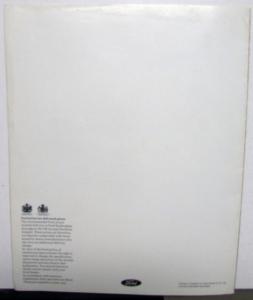 1971 Ford Zephyr English Sales Brochure Specifications Sheet Original