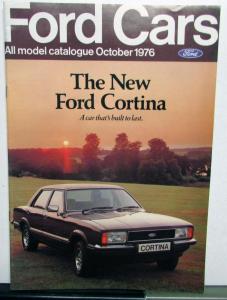 1976 1977 Ford Cortina English UK All Model Catalogue Sales Brochure Original