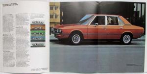 1976 BMW 518 520 520i 525 528 Sales Brochure - German Text