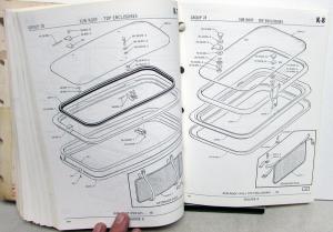 1981 - 1986 Jeep Parts Book Catalog J-10 J-20 Cherokee Wagoneer CJ Series