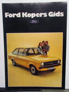1975 Ford Kompers Gids German Dutch Text Sales Brochure Original