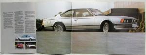 1981 BMW 628CSi 633CSi 635CSi Prestige Sales Brochure