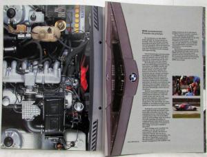 1981 BMW 628CSi 633CSi 635CSi Prestige Sales Brochure