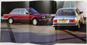 1984 BMW 318i 325e Sales Brochure