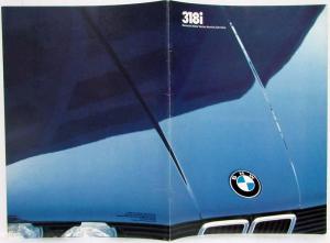 1984 BMW 318i Prestige Sales Brochure