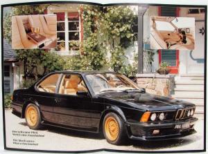 1985 BMW ABC Exclusive Tuning Company Sales Folder