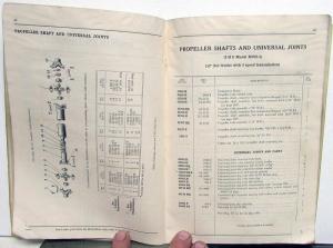 1938 International Trucks Model D 2 Panel Delivery Wagon Parts Catalog IHC MT 38