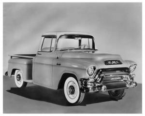 1955 GMC Blue Chip 2nd Series Pickup Truck Factory Press Photo and Release 0311