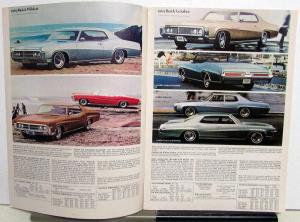 1969 Buick Dealer Sales Brochure Full Line Riviera Wildcat Skylark GS