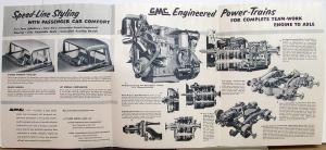 1956 GMC 660 DW Truck 4-71 Diesel Engine Sales Brochure Folder Original