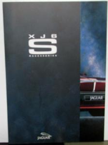 1994 Jaguar XJ6 S RHD Accessories Guide Sales Brochure UK VersionOriginal