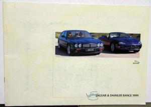 1999 Jaguar Daimler Range UK Version Sales Brochure Original