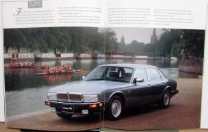 1990 Jaguar Sedansn XJ6 Sovereign Vanden Plas Majestic Sales Brochure Original