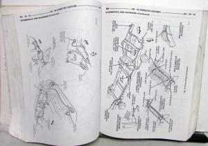 1996 Dodge Dakota Truck Dealer Service Shop Repair Manual Rear Wheel Drive