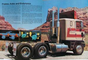 1978 GMC Astro 95 COE Tractor Embossed Cover Sales Brochure Original