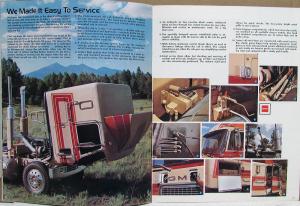 1978 GMC Astro 95 COE Tractor Embossed Cover Sales Brochure Original