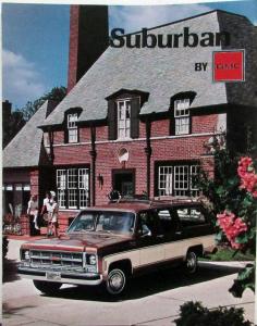 1979 GMC Suburban C-1500 -2500 K-1500 K-2500 Sales Brochure Folder Original