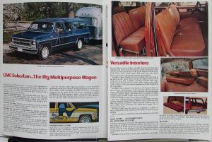 1979 GMC Suburban C-1500 -2500 K-1500 K-2500 Sales Brochure Folder Original