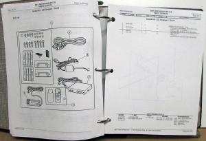 2001 Jeep Wrangler Dealer Parts Book Catalog TJ Chassis Body Trim