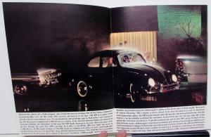 1963 Volkswagen VW Dealer Prestige Large Color Sales Brochure Beetle Rare