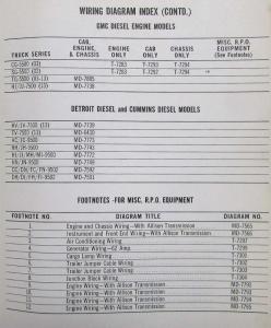 1971 GMC Truck Electrical Wiring Diagram Service Manual 4500-6500 7500-9502