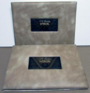 1978 Cadillac Dealer Album Set Interior Upholstery Fabric Exterior Colors Paint