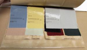 1978 Cadillac Dealer Album Set Interior Upholstery Fabric Exterior Colors Paint