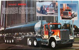 1980 GMC Astro General Brigadier Heavy Duty Bulk Hauling Sales Brochure Original