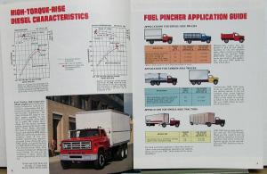 1981 GMC 6000 7000 Series Medium Diesel Trucks Sales Brochure Original