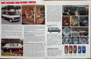 1981 GMC Rally STX Gaucho and People Vans Sales Brochure Original