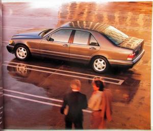 1998 Mercedes-Benz S-Class Prestige Sales Brochure 320 420 500 600