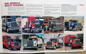 1982 GMC General Heavy Duty Truck Sales Brochure Original