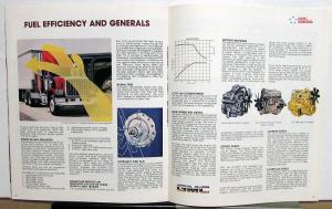 1982 GMC General Heavy Duty Truck Sales Brochure Original