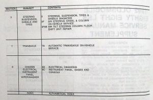 1992 Oldsmobile Eighty Eight LSS Service Shop Repair Manual Supplement