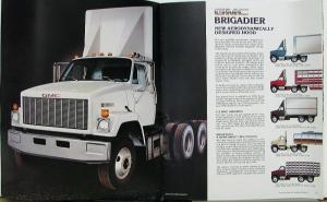 1983 GMC Brigadier Truck EZ Spec Tilt Hood Glider 8000 9500 Sales Brochure Orig