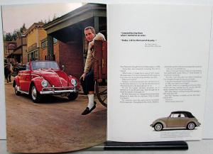 1969 Volkswagen Prestige Dealer Sales Brochure Original Beetle Paul Newman