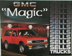 1983 GMC S-Jimmy & Gypsy S-15 Magic Pickup Truck Packages Sales Brochure Folder