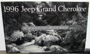 1996 Jeep Grand Cherokee Owners Manual and Warranty Information with Extras