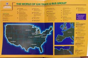 1984 1985 GMC Truck & Bus Group Promotional Brochure Original