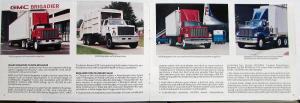 1985 GMC Brigadier Astro General & 5 Star Heavy Duty Trucks Sales Brochure Orig