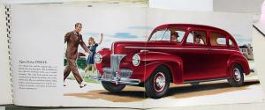 1941 Ford Dealer Album Super De Luxe Special Woody Pickup Truck Panel COE Bus