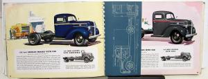 1941 Ford Dealer Album Super De Luxe Special Woody Pickup Truck Panel COE Bus