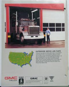 1987 GMC Truck General & Five Star Sales Brochure Original