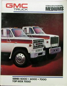 1988 GMC Conventional Med Truck 5000 6000 7000 Top Kick Sales Brochure CANADIAN