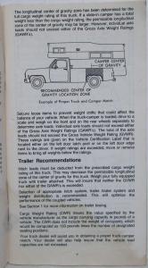 1978 Chevrolet Light Duty Gasoline Truck Owners and Drivers Manual